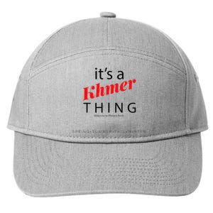 ItS A Khmer Thing – Celebrate Cambodian Culture & Travel 7-Panel Snapback Hat