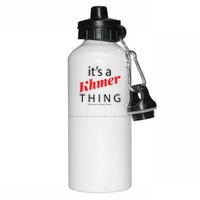 ItS A Khmer Thing – Celebrate Cambodian Culture & Travel Aluminum Water Bottle