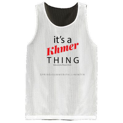 ItS A Khmer Thing – Celebrate Cambodian Culture & Travel Mesh Reversible Basketball Jersey Tank