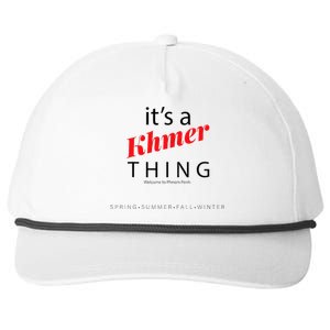 ItS A Khmer Thing – Celebrate Cambodian Culture & Travel Snapback Five-Panel Rope Hat