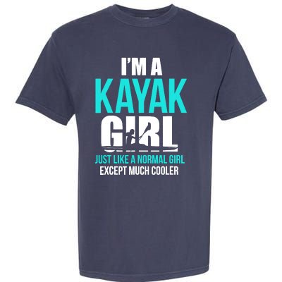 IM A Kayak Girl | Funny Kayaking Garment-Dyed Heavyweight T-Shirt