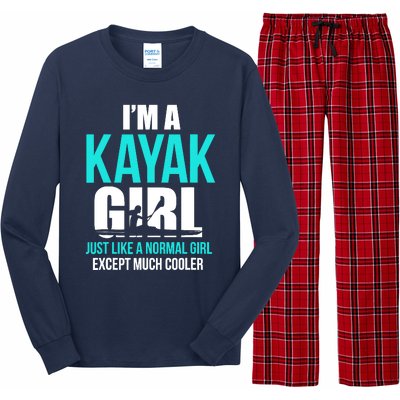 IM A Kayak Girl | Funny Kayaking Long Sleeve Pajama Set