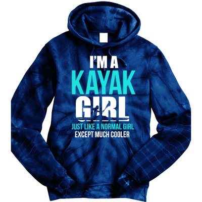 IM A Kayak Girl | Funny Kayaking Tie Dye Hoodie