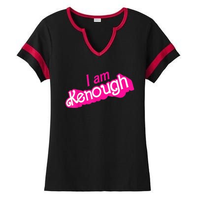 I Am Kenough Funny I Am Kenough Ladies Halftime Notch Neck Tee