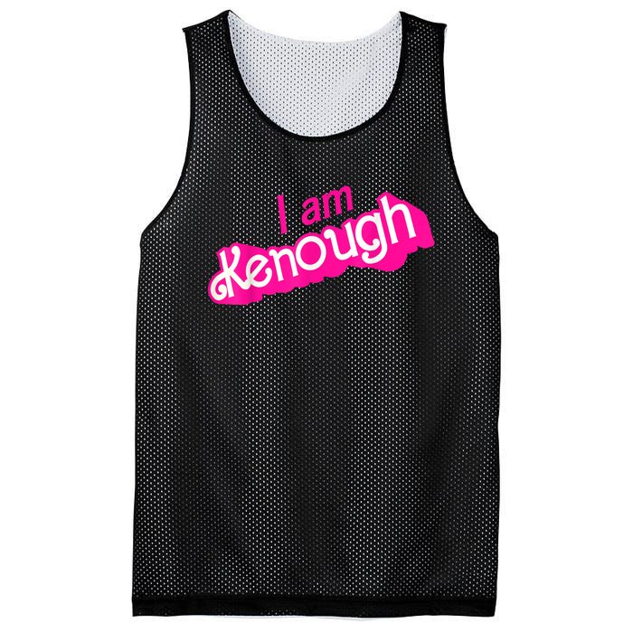 I Am Kenough Funny I Am Kenough Mesh Reversible Basketball Jersey Tank