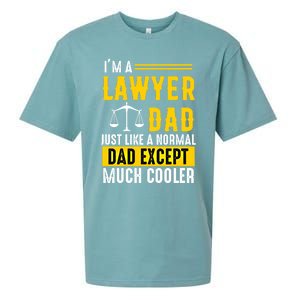 Im A Lawyer Dad Like A Normal Dad Just Much Cooler Funny Gift Sueded Cloud Jersey T-Shirt