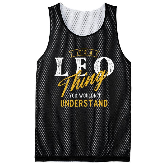 ItS A Leo Thing Zodiac Sign Astrology Birthday Horoscope Mesh Reversible Basketball Jersey Tank