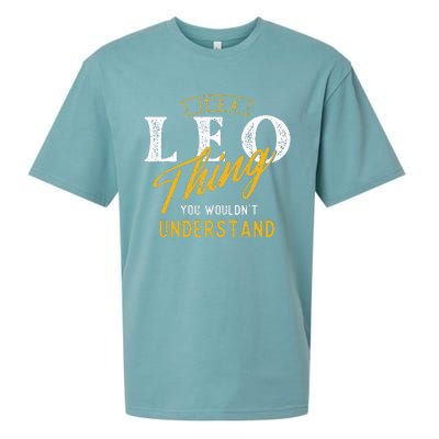 ItS A Leo Thing Zodiac Sign Astrology Birthday Horoscope Sueded Cloud Jersey T-Shirt