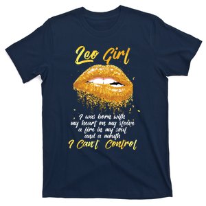 Im A Leo Girl Shirts Funny Birthday For Women T-Shirt