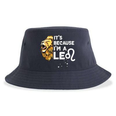 Im A Leo Zodiac Sign Astrology July August Birthday Leo Sustainable Bucket Hat