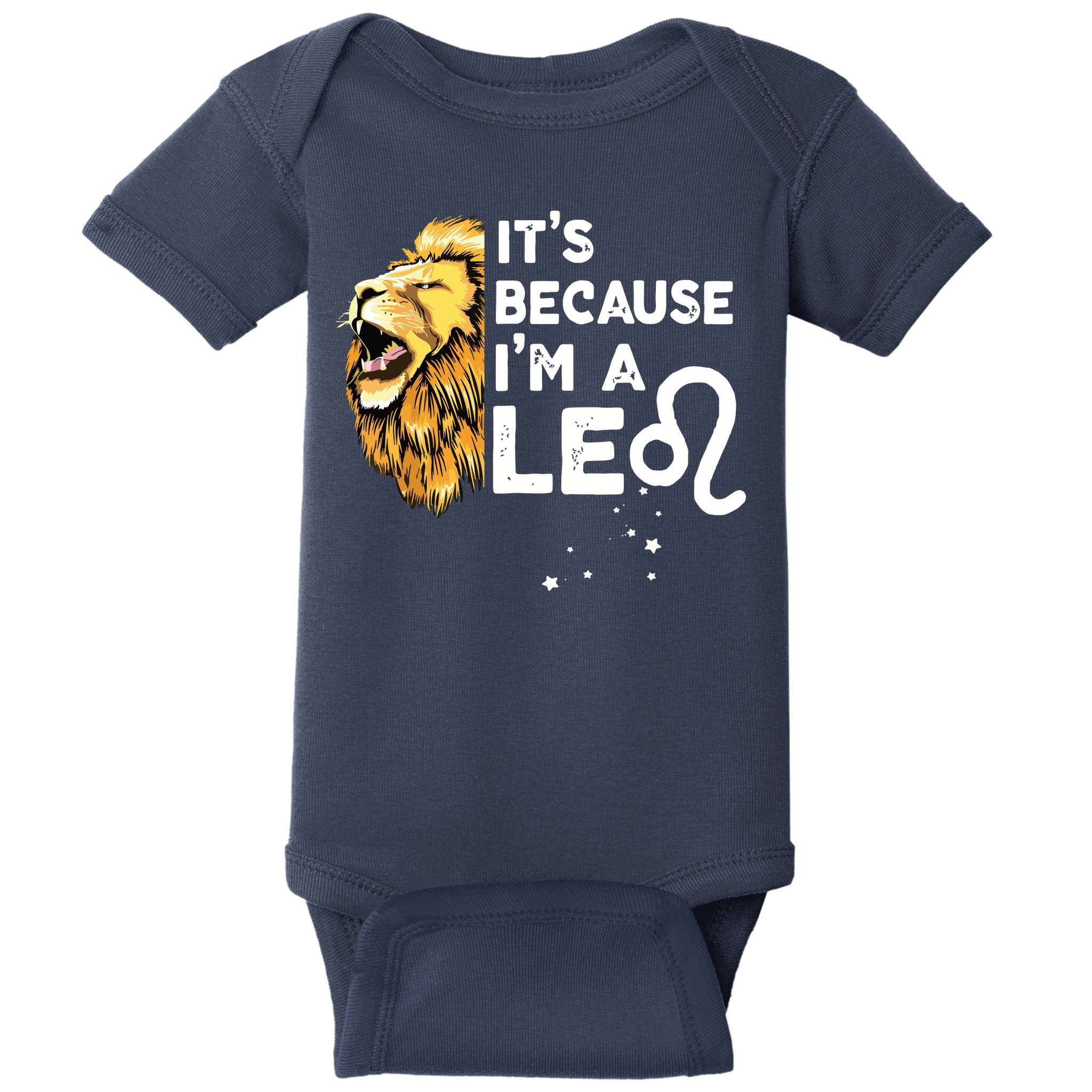 Im A Leo Zodiac Sign Astrology July August Birthday Leo Baby Bodysuit