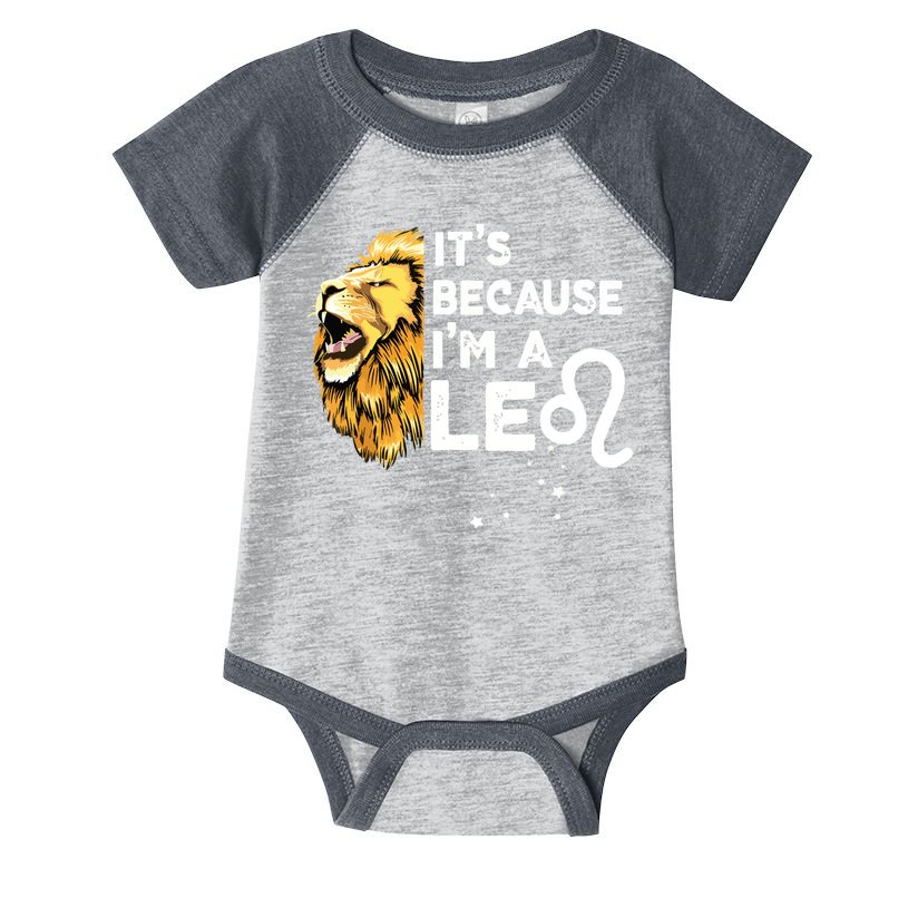 Im A Leo Zodiac Sign Astrology July August Birthday Leo Infant Baby Jersey Bodysuit