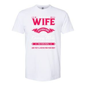 I'm A Lucky Wife I Have A Husband Funny Family Humor Wife Great Gift Softstyle® CVC T-Shirt