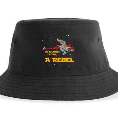 I’M A Loner Dottie A Rebel Pee Wee’S Big Adventure Mashup Sustainable Bucket Hat