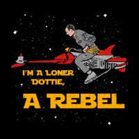 I’M A Loner Dottie A Rebel Pee Wee’S Big Adventure Mashup Drawstring Bag