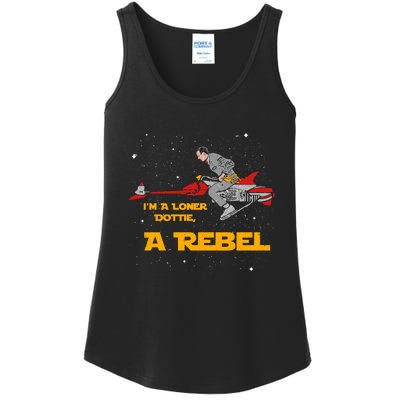 I’M A Loner Dottie A Rebel Pee Wee’S Big Adventure Mashup Ladies Essential Tank