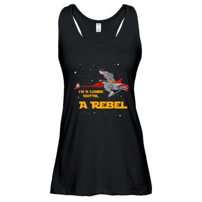 I’M A Loner Dottie A Rebel Pee Wee’S Big Adventure Mashup Ladies Essential Flowy Tank