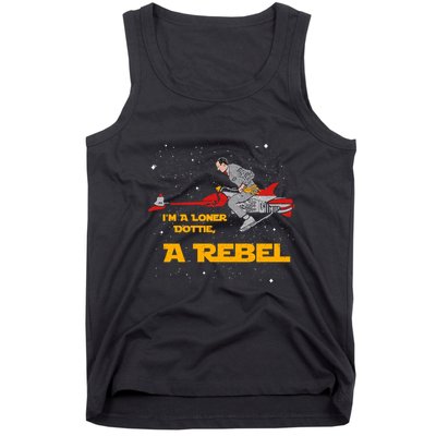 I’M A Loner Dottie A Rebel Pee Wee’S Big Adventure Mashup Tank Top