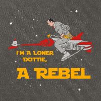 I’M A Loner Dottie A Rebel Pee Wee’S Big Adventure Mashup Cotton Canvas Backpack