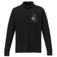 I Am Lazy Rainwing Performance Long Sleeve Polo