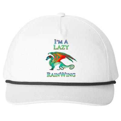 I Am Lazy Rainwing Snapback Five-Panel Rope Hat