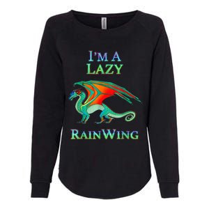 I Am Lazy Rainwing Womens California Wash Sweatshirt