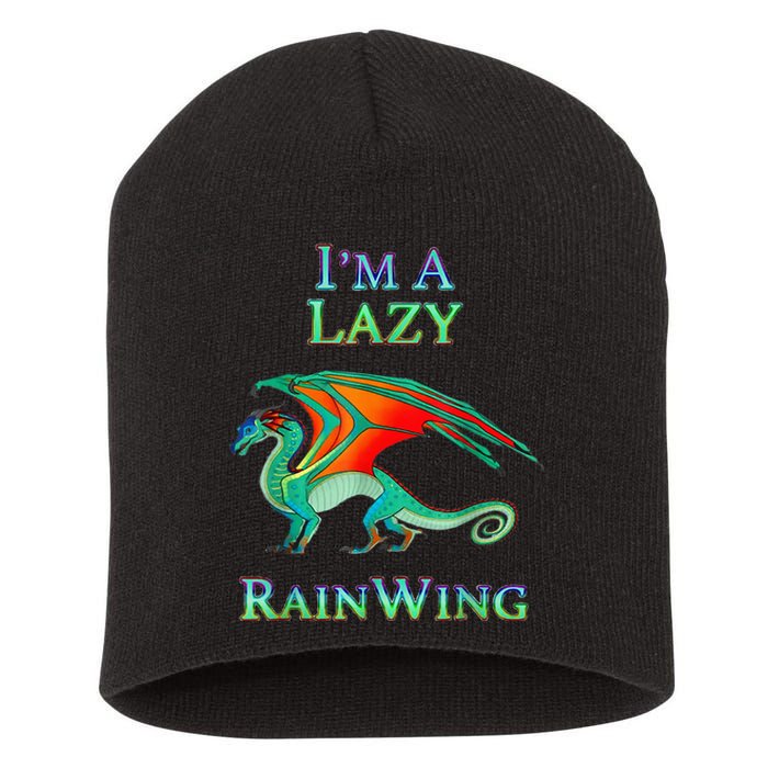 I Am Lazy Rainwing Short Acrylic Beanie