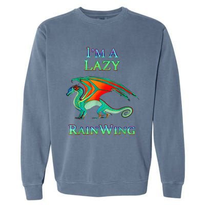 I Am Lazy Rainwing Garment-Dyed Sweatshirt