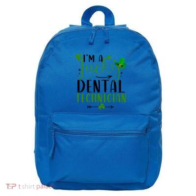 IM A Lucky Dental Technician Matching St Patricks Day Gift 16 in Basic Backpack