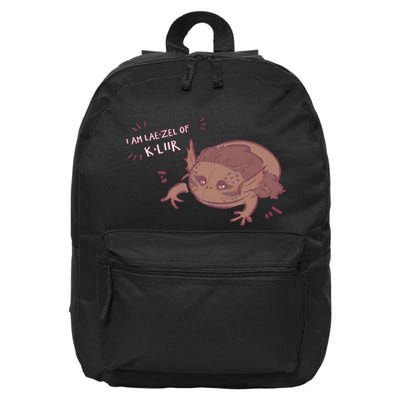 I Am Laezel Of Kliir Baldurs Gate 3 Gamer Game Lover 16 in Basic Backpack