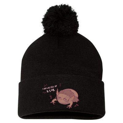 I Am Laezel Of Kliir Baldurs Gate 3 Gamer Game Lover Pom Pom 12in Knit Beanie