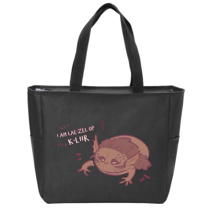 I Am Laezel Of Kliir Baldurs Gate 3 Gamer Game Lover Zip Tote Bag