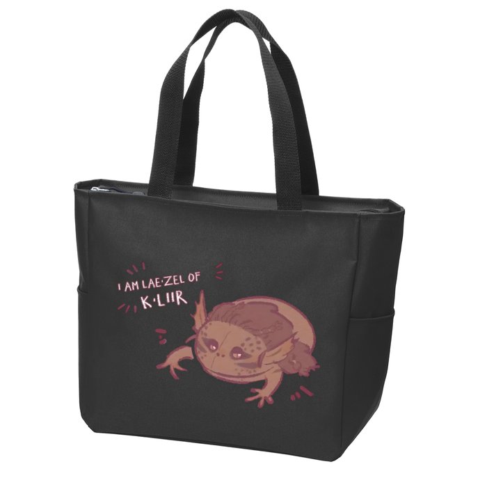 I Am Laezel Of Kliir Baldurs Gate 3 Gamer Game Lover Zip Tote Bag