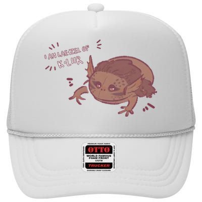 I Am Laezel Of Kliir Baldurs Gate 3 Gamer Game Lover High Crown Mesh Back Trucker Hat