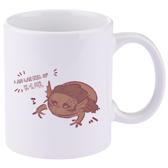 I Am Laezel Of Kliir Baldurs Gate 3 Gamer Game Lover 11oz C Handle Ceramic Mug
