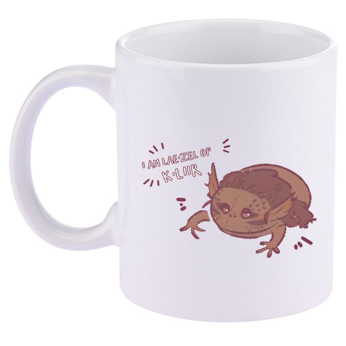 I Am Laezel Of Kliir Baldurs Gate 3 Gamer Game Lover 11oz C Handle Ceramic Mug
