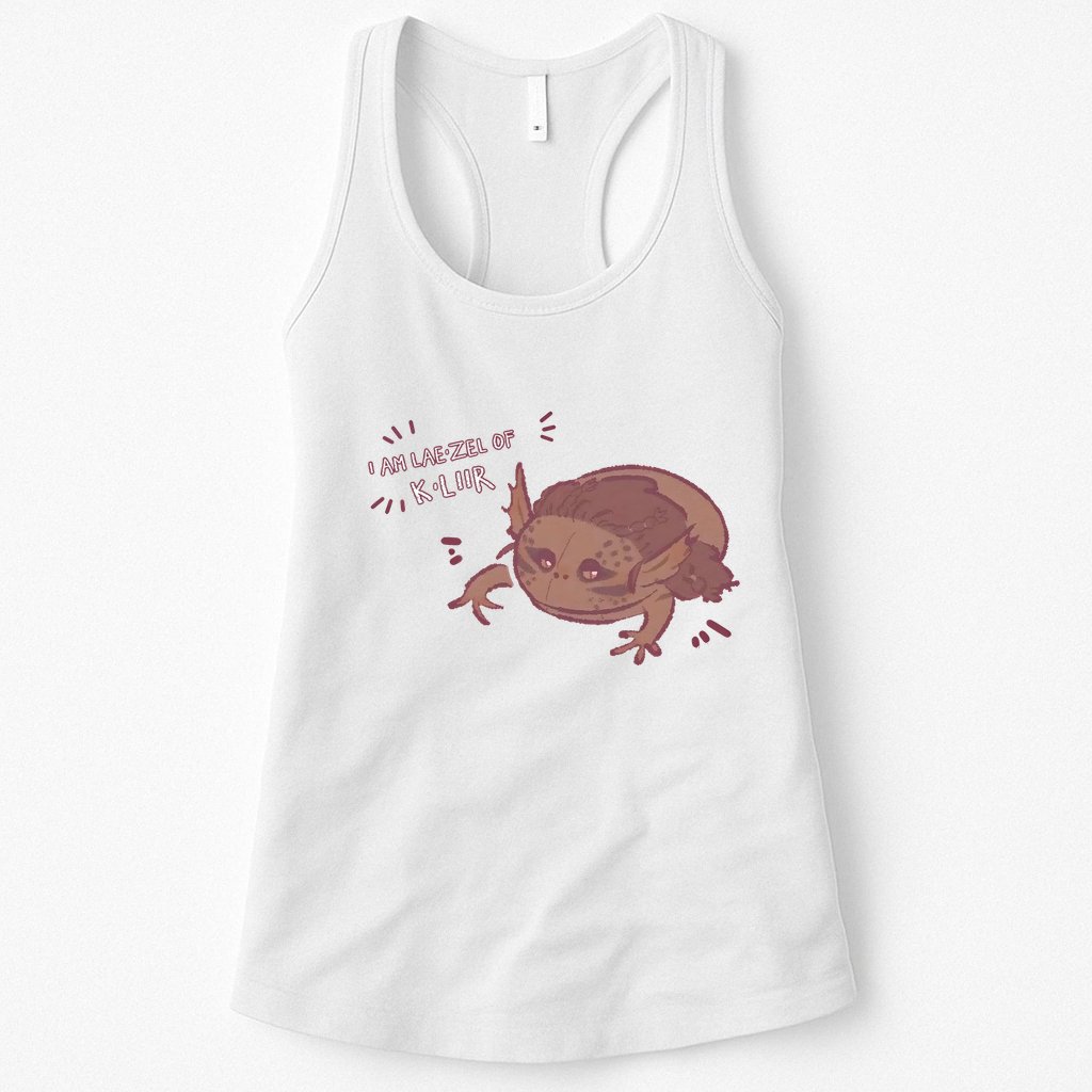 I Am Laezel Of Kliir Baldurs Gate 3 Gamer Game Lover Womens Tank Top