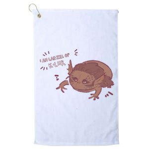 I Am Laezel Of Kliir Baldurs Gate 3 Gamer Game Lover Platinum Collection Golf Towel