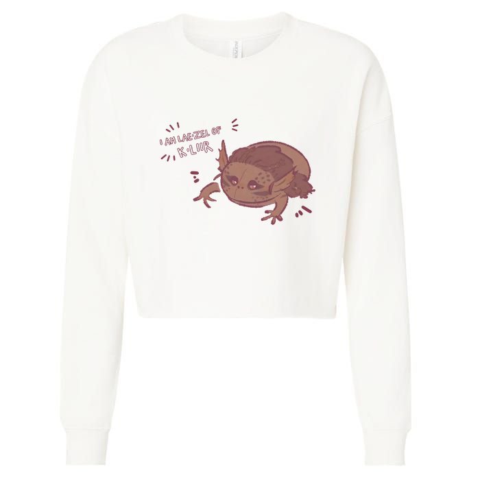 I Am Laezel Of Kliir Baldurs Gate 3 Gamer Game Lover Cropped Pullover Crew