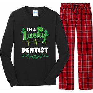 Im A Lucky Dentist St Patricks Day Great Gift Long Sleeve Pajama Set