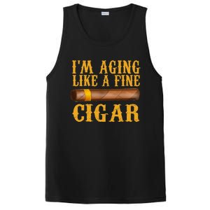 Im Aging Like A Fine Cigar Funny Fathers Day Dad Gift Idea PosiCharge Competitor Tank