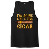 Im Aging Like A Fine Cigar Funny Fathers Day Dad Gift Idea PosiCharge Competitor Tank