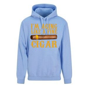 Im Aging Like A Fine Cigar Funny Fathers Day Dad Gift Idea Unisex Surf Hoodie