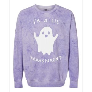 Im A Lil Transparent Colorblast Crewneck Sweatshirt