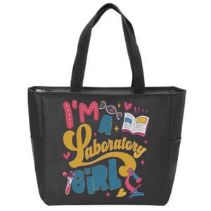 IM A Laboratory Girl Medical Lab Week 2024 Zip Tote Bag