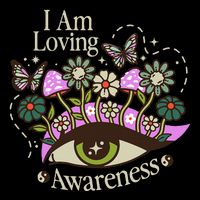 I Am Loving Awareness Ram Dass Mantra Mandala Cooling Performance Crew T-Shirt
