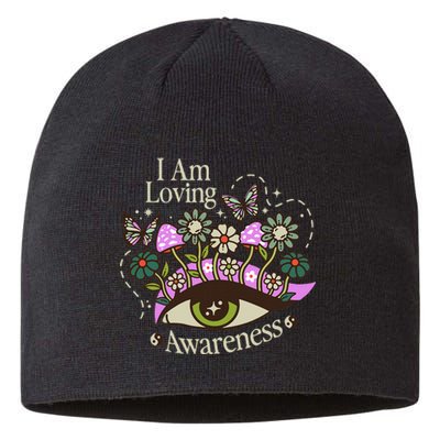 I Am Loving Awareness Ram Dass Mantra Mandala Sustainable Beanie