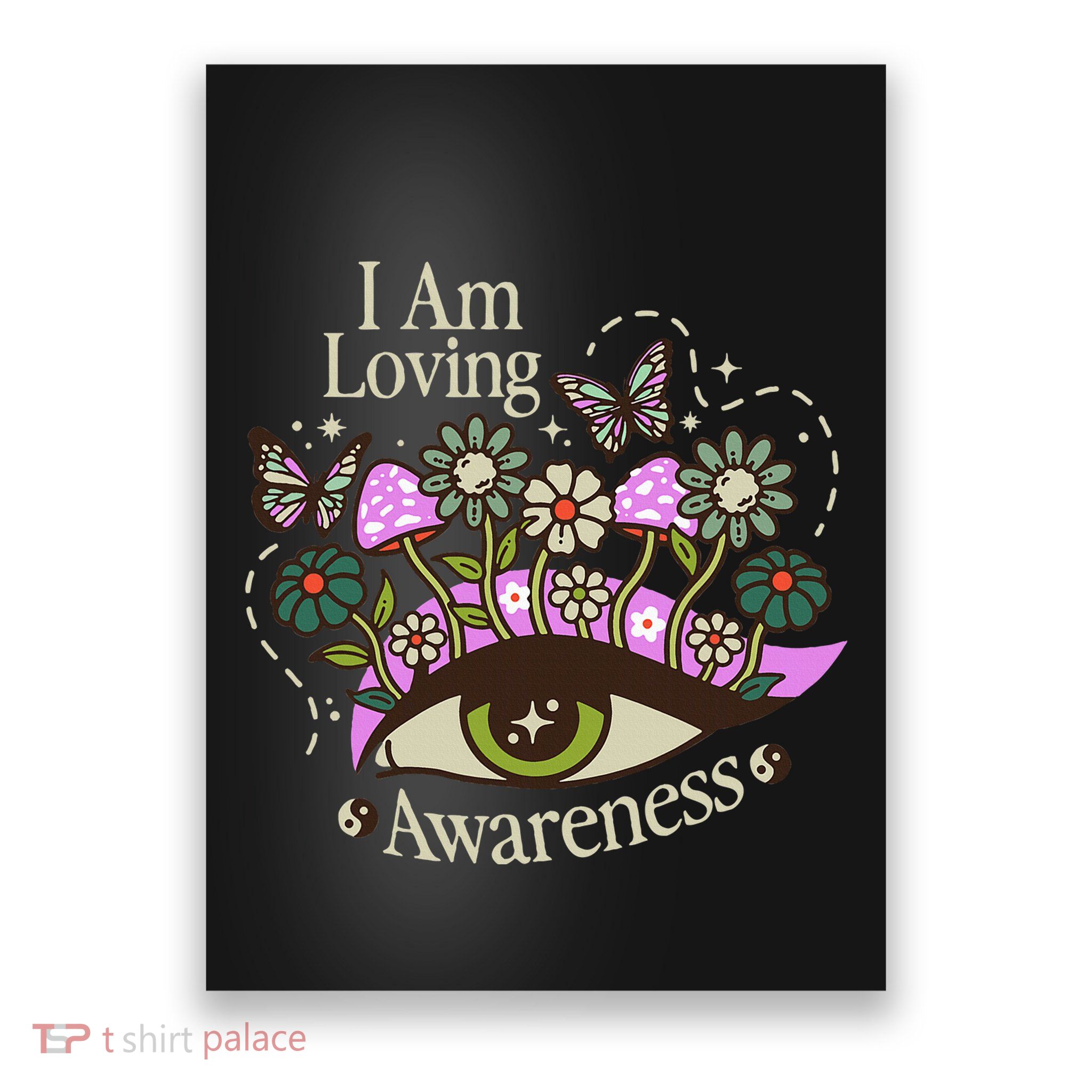 I Am Loving Awareness Ram Dass Mantra Mandala Poster