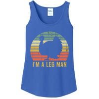 Im A Leg Funny Thanksgiving Turkey Trot Vintage Gift Ladies Essential Tank