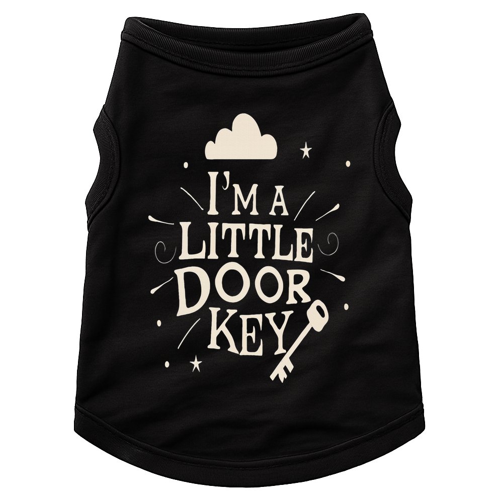 I'm A Little Door Key Mystery and Magic Creative Funny Cute Doggie Tank